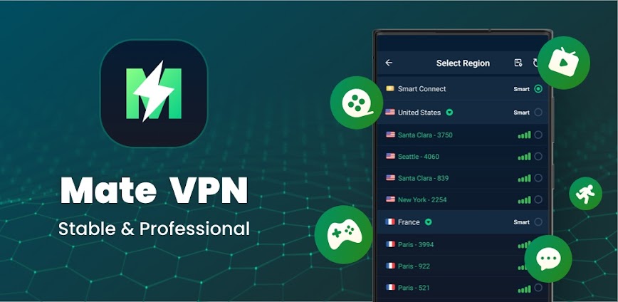 MATE VPN – Security Proxy VPN