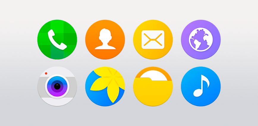 TouchWiz – Icon Pack (Round)