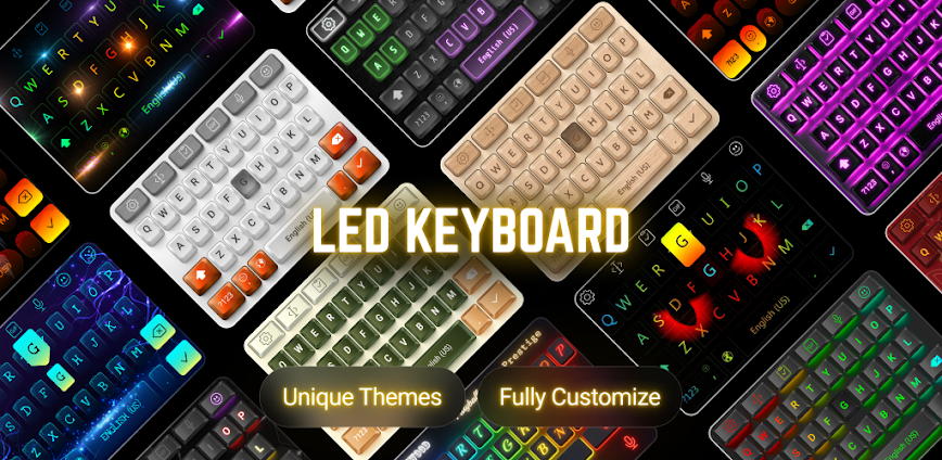 Teclado LED: Retroiluminação