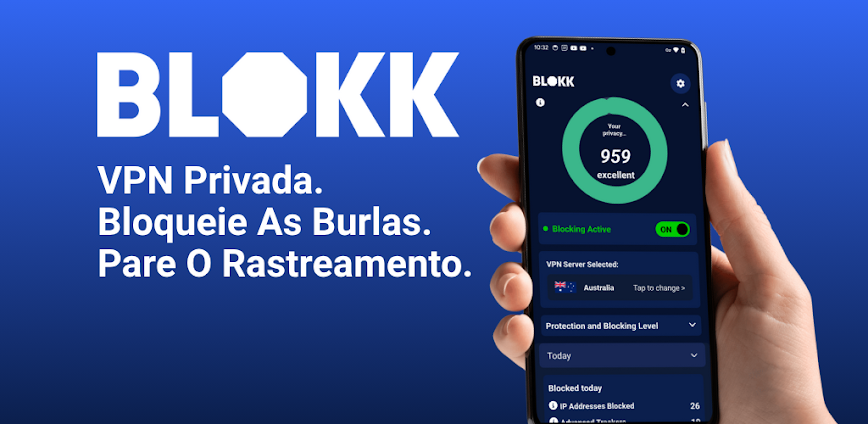 BLOKK: VPN Anti-Rastreamento
