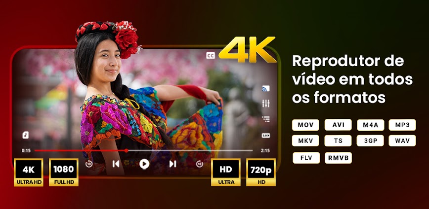 Reprodutor de vídeo HDx