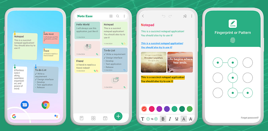Note Ease – Bloco de notas